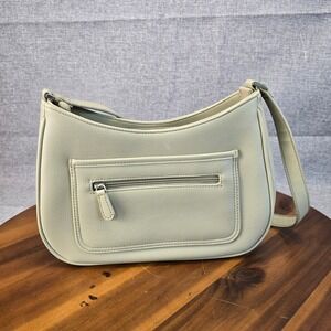 Liz Claiborne Tan Faux Leather‎ Small Shoulder Bag Baguette Purse